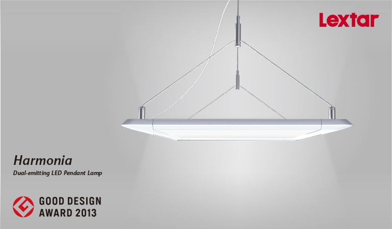 隆達電子雙面發光平板燈具獲得日本Good Design 2013設計獎
