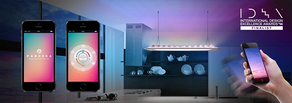 隆達電子 PANDORA 智能照明燈具 獲得美國 IDEA 2014 設計大獎